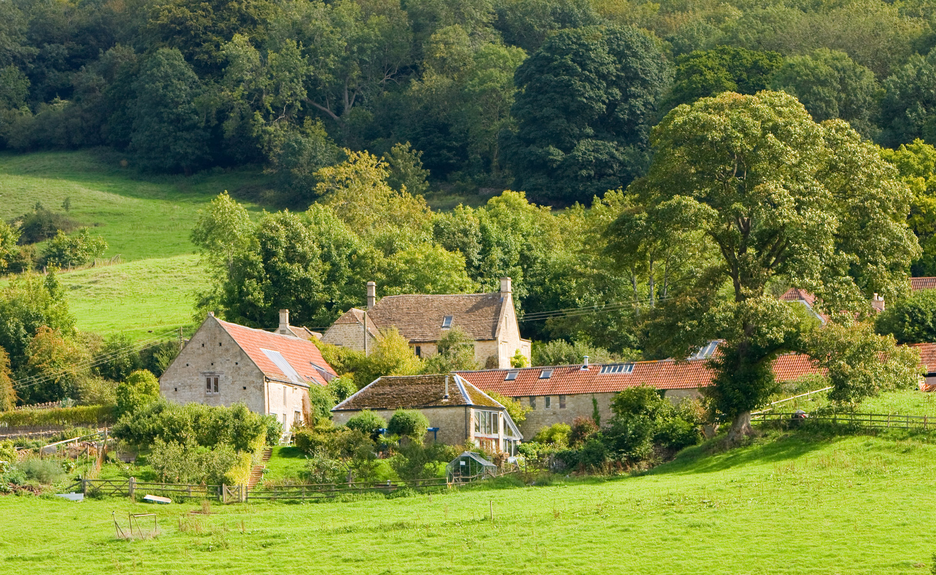 Rural scenic landscape